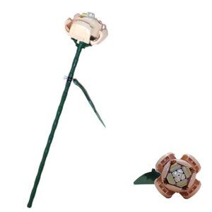 LEGO Botanical Flowers - 1 pcs Rose Tan Straight - Individual Sale 10280 Bouquet